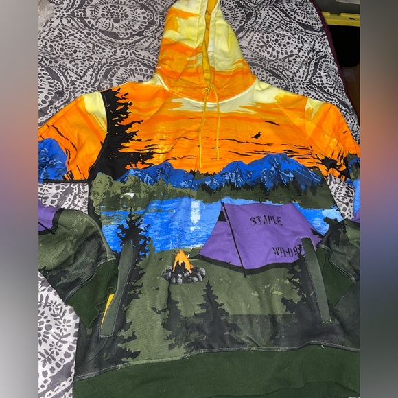 Staple Humboldt Camp Hoodie Sunset - Picture 3 of 8